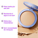 VelvetSkin – Pó Compacto Facial à Prova D’Água Que Controla a Oleosidade e Mantém Sua Make Intacta o Dia Todo