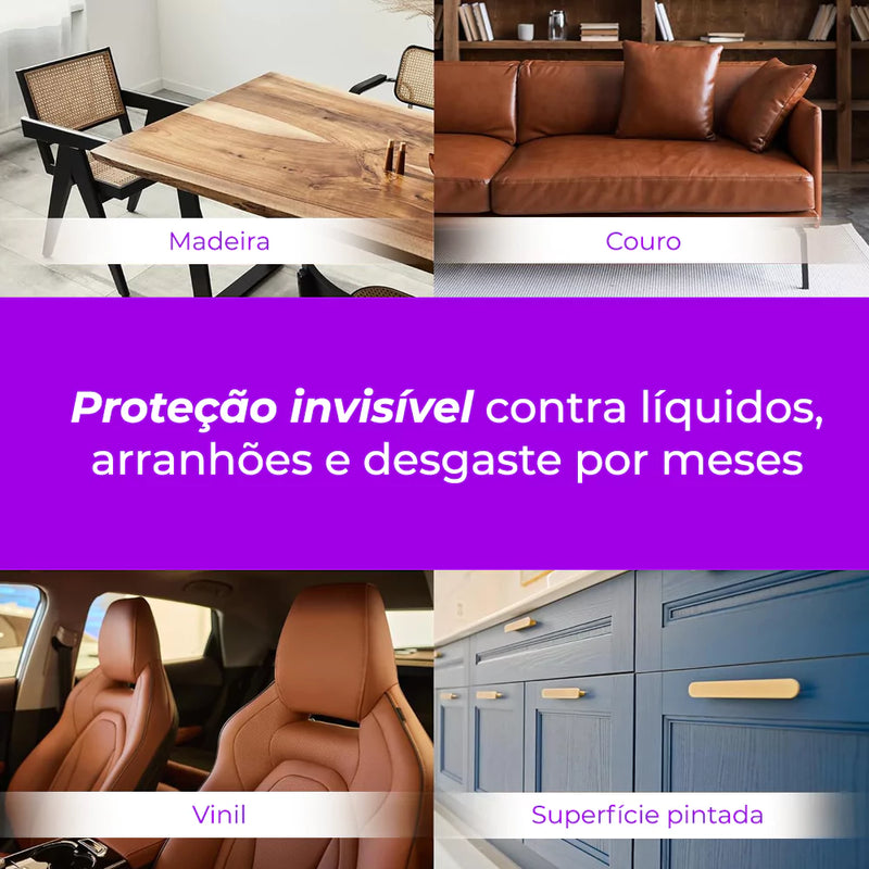 CourexPro - Bálsamo Restaurador Que Revive, Hidrata e Protege Móveis de Couro em Minutos