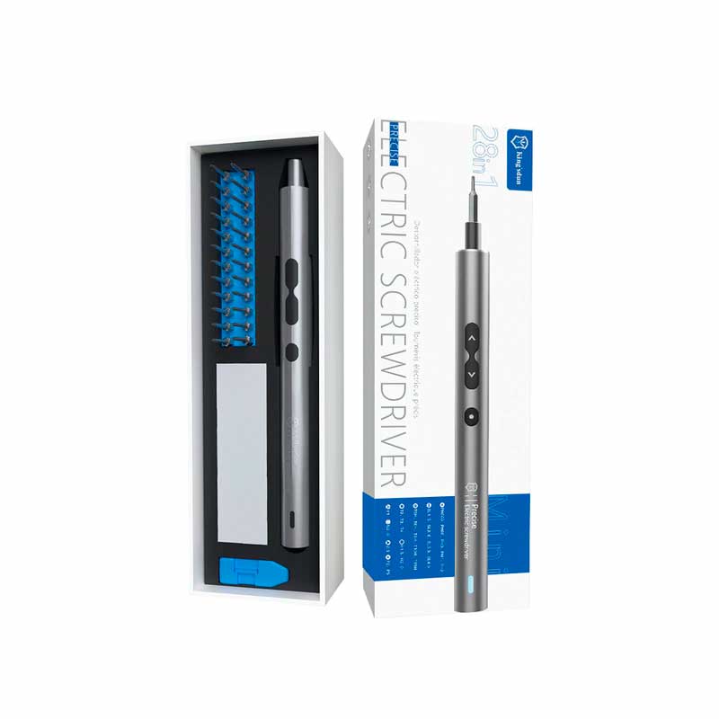 Screwdriver Pro© - Parafusadeira Ultra Compacta, Recarregável e Magnética Com 24 Chaves