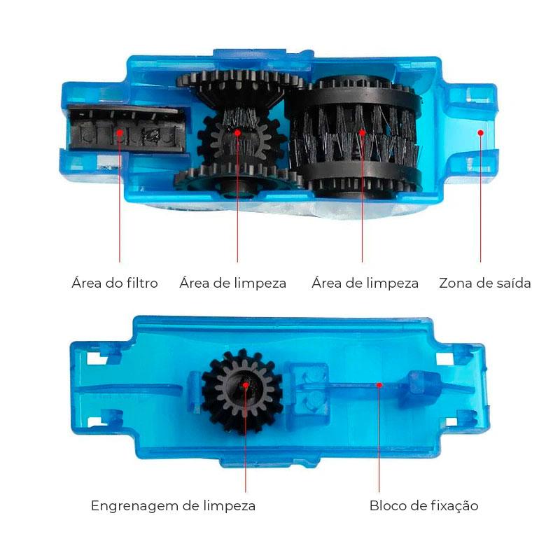 Limpador De Corrente De Bicicleta