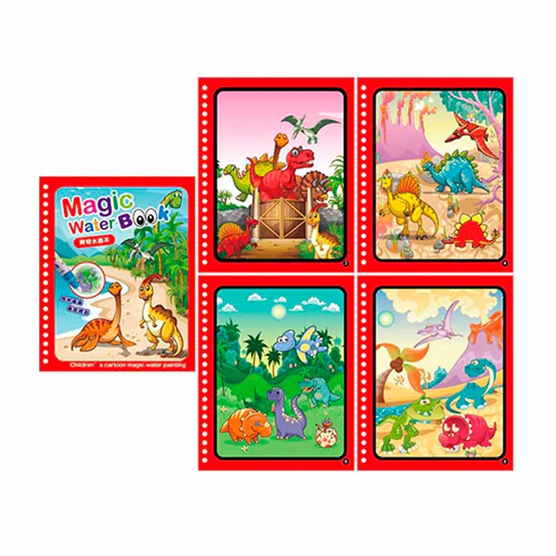 Livro De Colorir Com Água Mágico