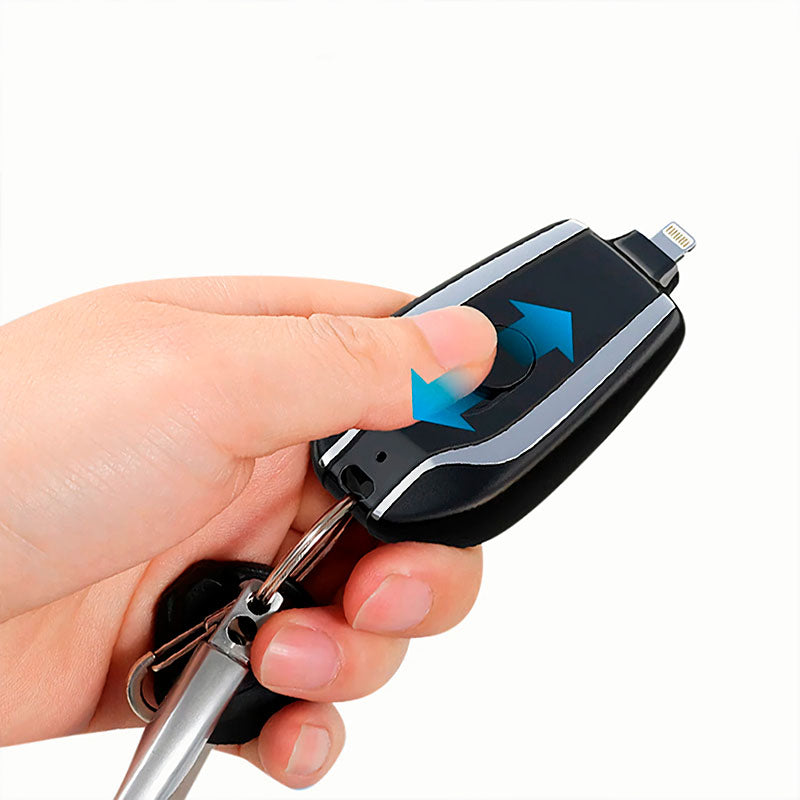 Chaveiro Power - Potente Power Bank Em Forma De Chaveiro De 1500 mAh