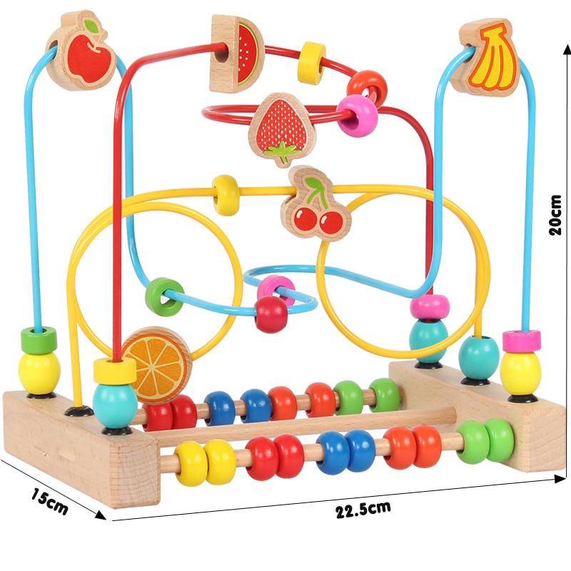 Ábaco de Madeira Educativo Montessori Matemática