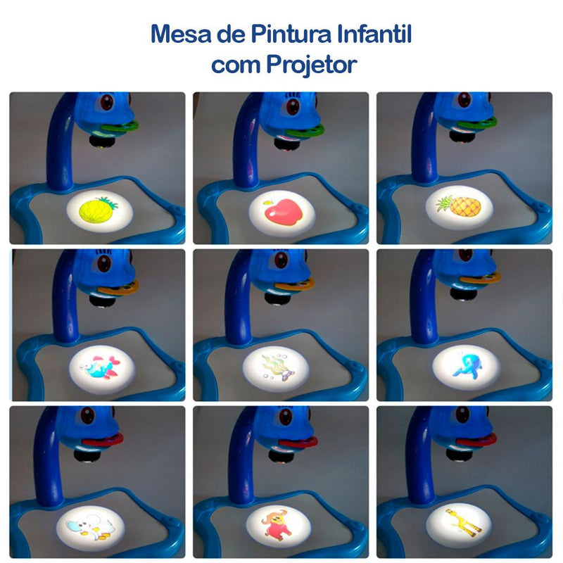 Mesa Infantil Projetor de Desenhos